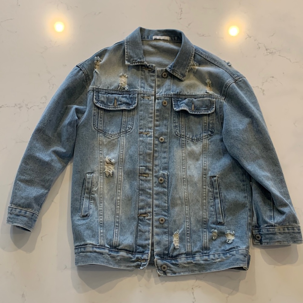 Oversized Jean Jacket - Picture 3 of 6